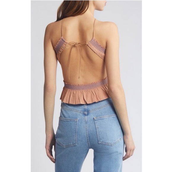 Sessun Navi Smocked Cotton Top - Picture 8 of 13